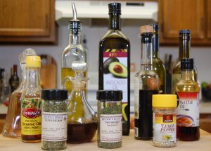 A wide array of ways to flavor a basic vinaigrette