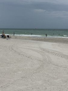 A beach stop along Florida 789. Stormy but fun day