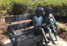 Reading for Life Way Library Statue