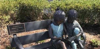 Reading for Life Way Library Statue