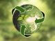 It’s Easy Being Green Earth with Recycling Symbol