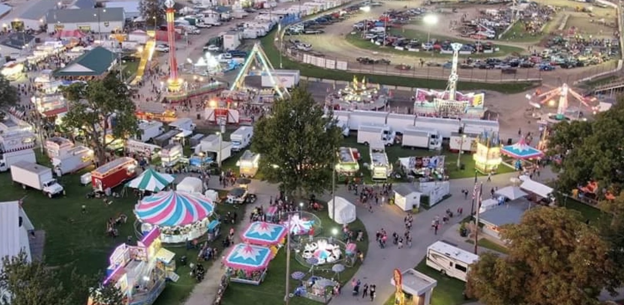 Sandusky County Fair From Above